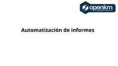 OpenKM - Ejemplo de automatización de informes